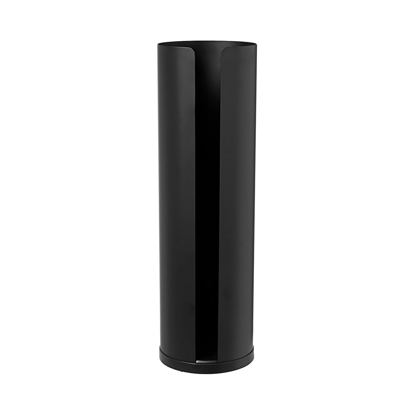 blomus Toilet Roll Holder Cylinder for 4 Rolls in Matt Black NEXIO