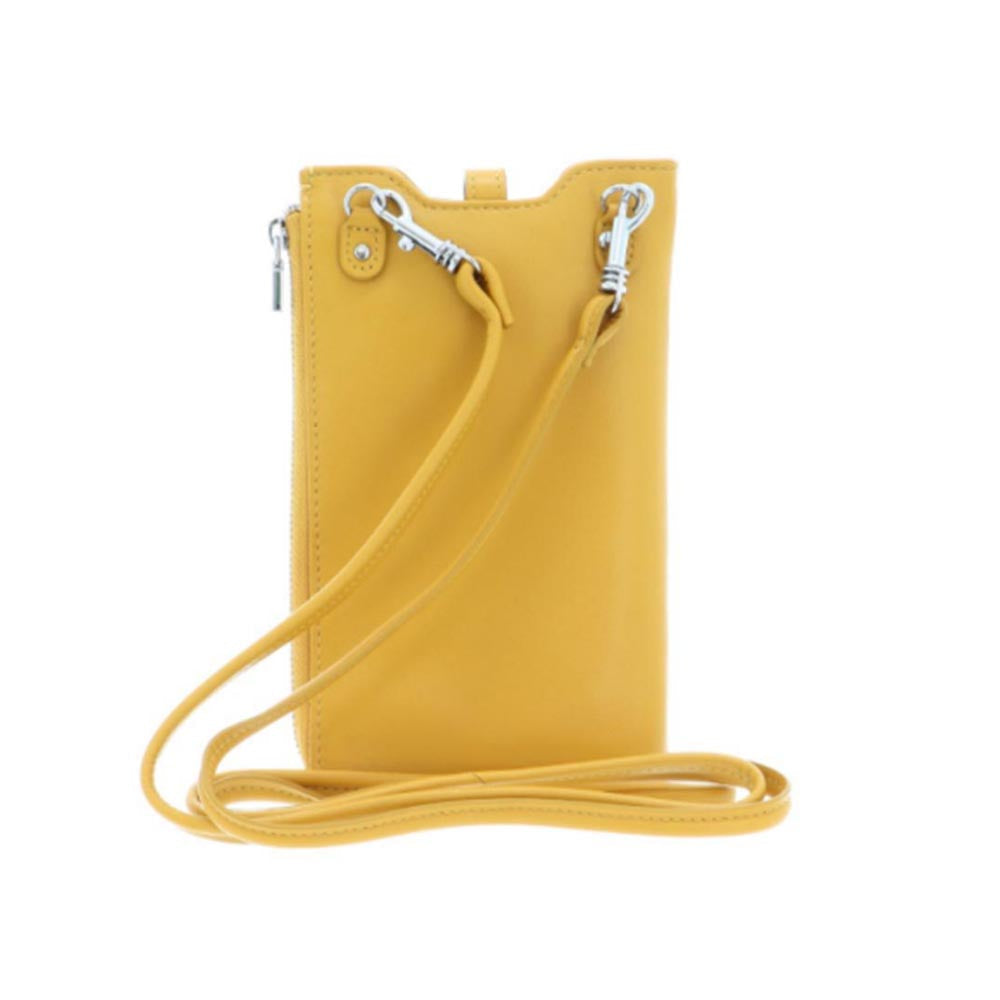 Picard BINGO Phone Pouch Wallet with Shoulder Strap Leather - Buttercup Yellow