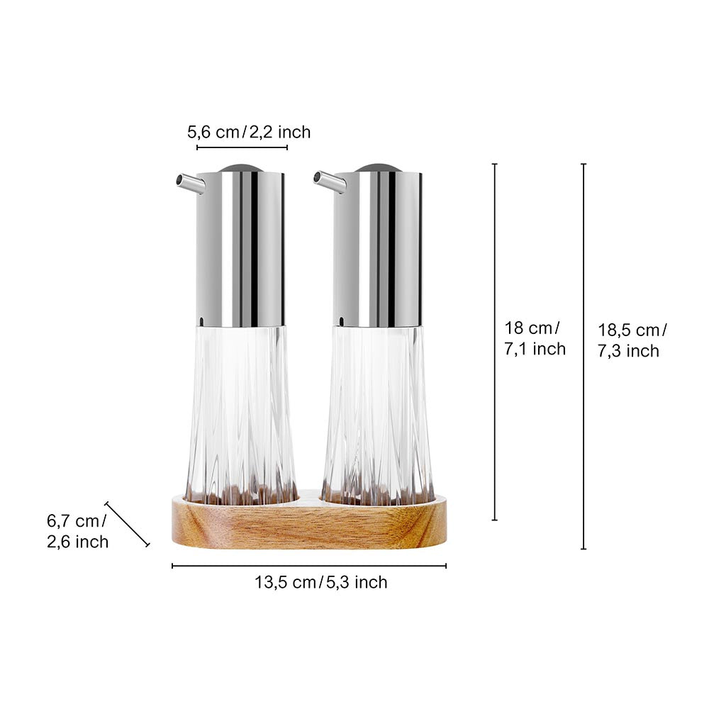 AdHoc Oil and Vinegar Dispenser - Menage Crystal 75ml