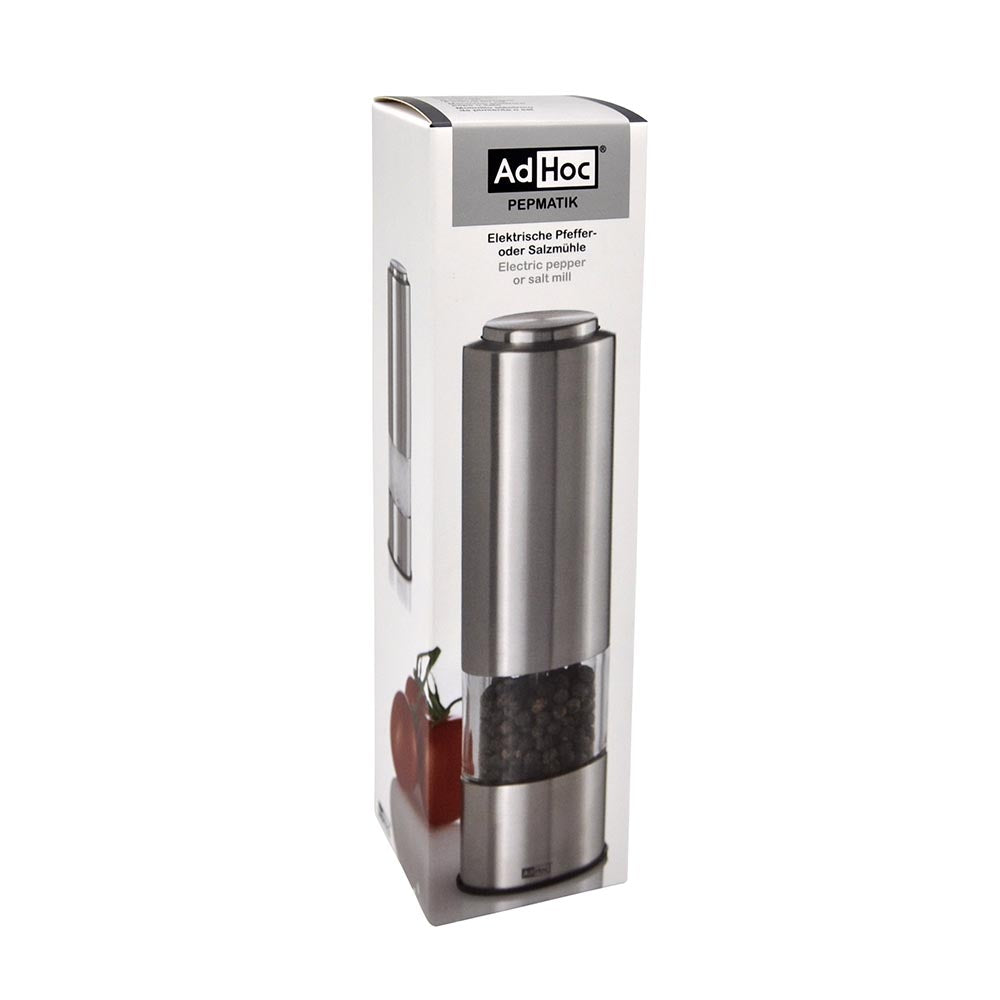 AdHoc Electric Salt or Pepper Grinder with LED light - Pepmatik