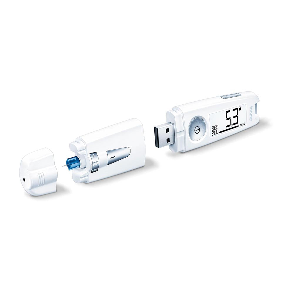 Beurer Blood Glucose Monitor 3-in-1 GL 50 mmol/L - White