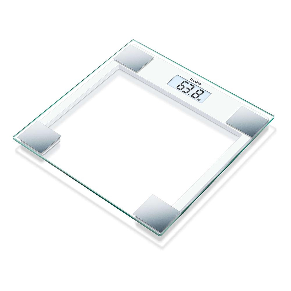 Beurer GS 14 Glass Bathroom Scale - White