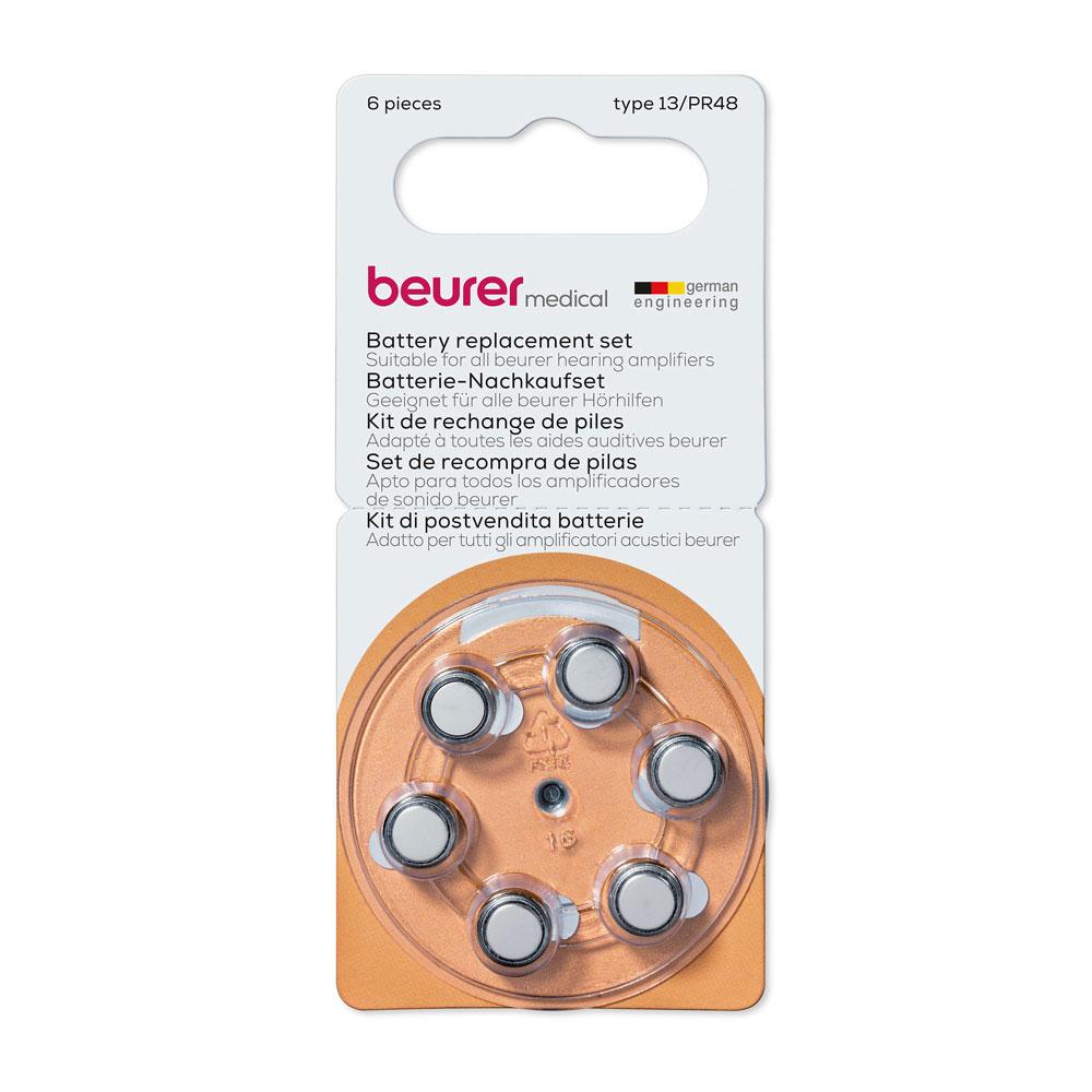 Beurer Battery Replacement Set for Hearing Amplifier HA20 and HA50