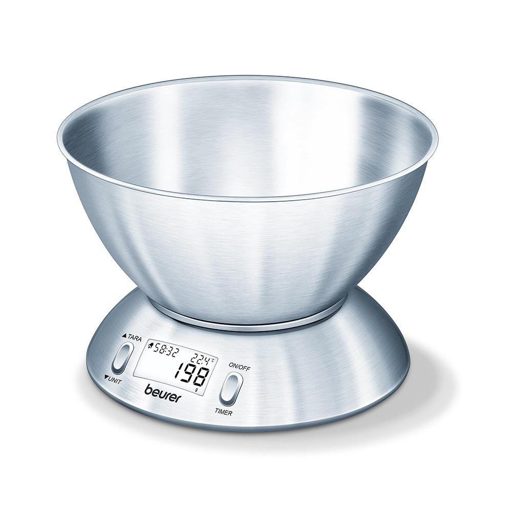 Beurer Kitchen Scale KS 54 With Stainless Steel Bowl