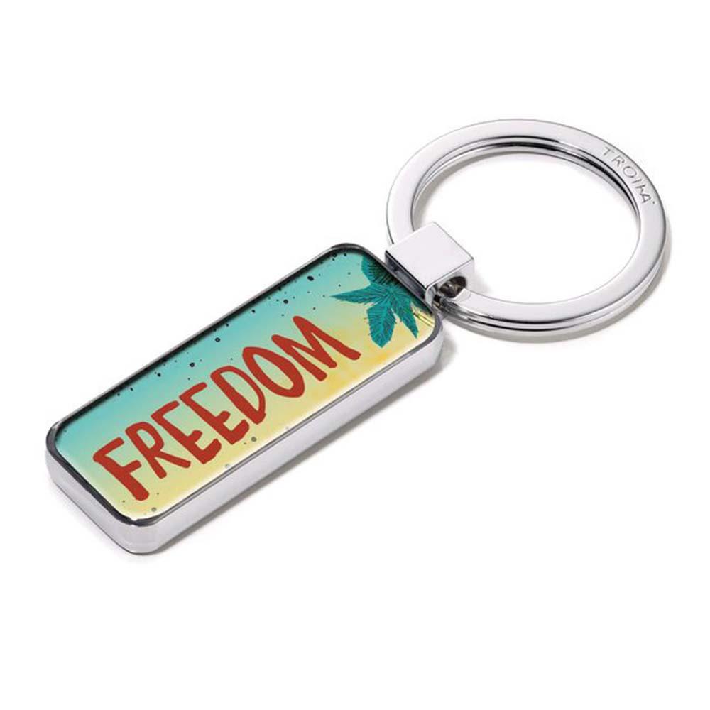 TROIKA Keyring with Volkswagen Combi Design FREEDOM 2 Sided