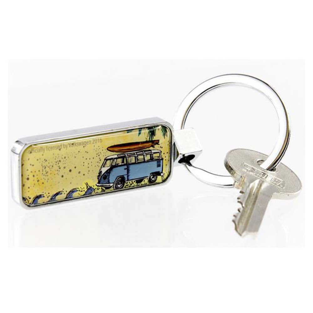 TROIKA Keyring with Volkswagen Combi Design FREEDOM 2 Sided