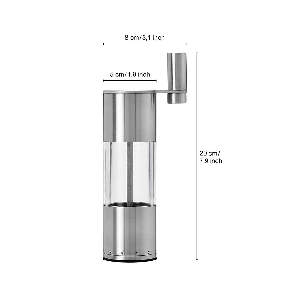 AdHoc Salt or Pepper Geared Mill German Brand - Select