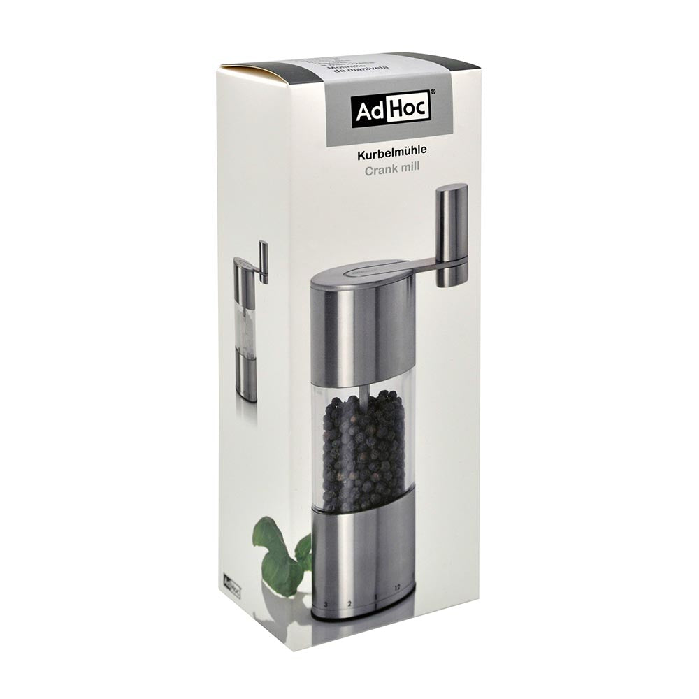 AdHoc Salt or Pepper Geared Mill German Brand - Select