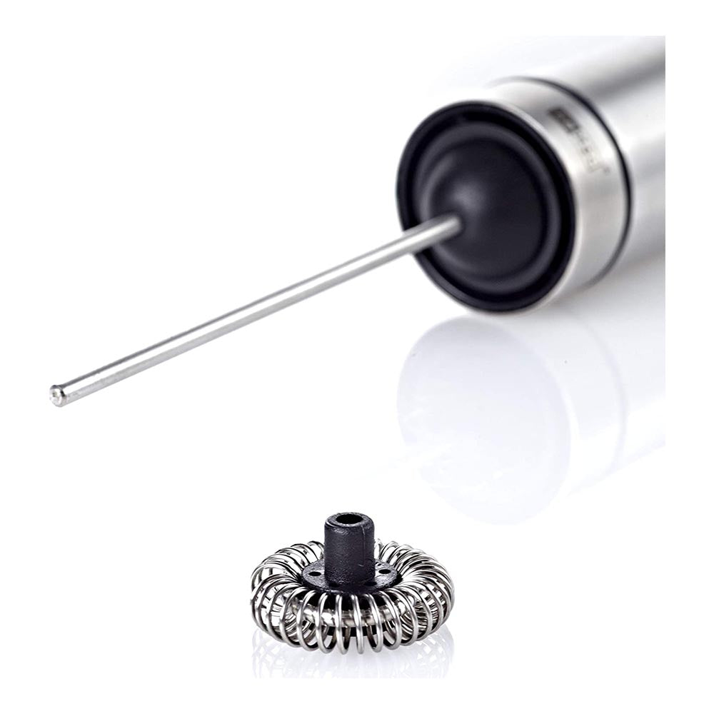 AdHoc Milk & Sauce Frother with Protective Cover and Stand - RAPIDO Silver