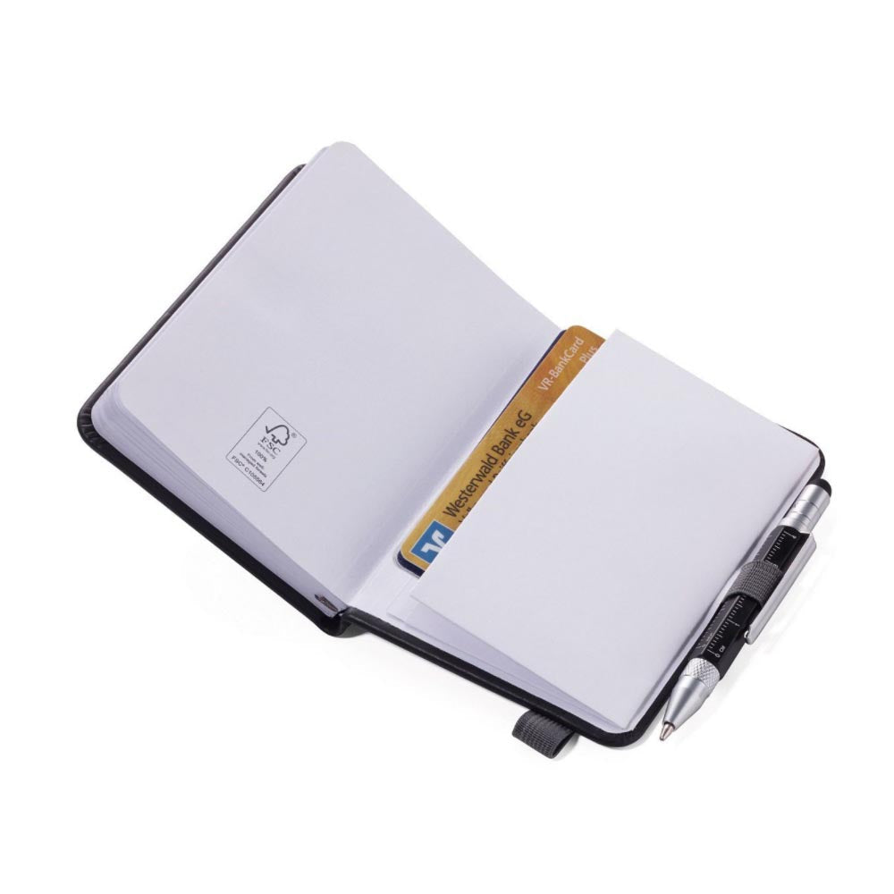 TROIKA Notepad A7 & Mini Ballpoint Pen Toolkit LILIPAD+LILIPUT Brown
