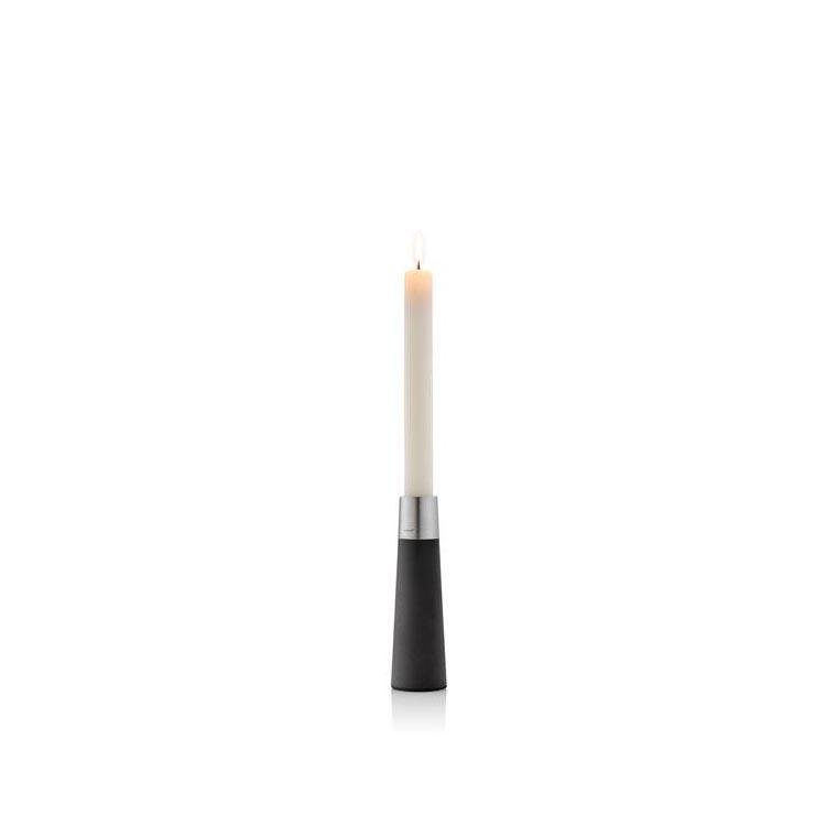 Blomus Candlestick With Candle, 20 Cm Lumo