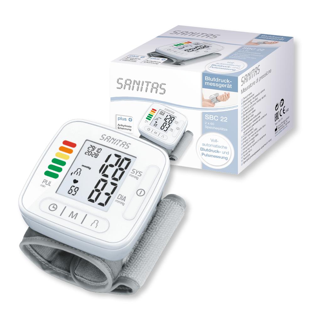 Sanitas Wrist Blood Pressure Monitor SBC 22