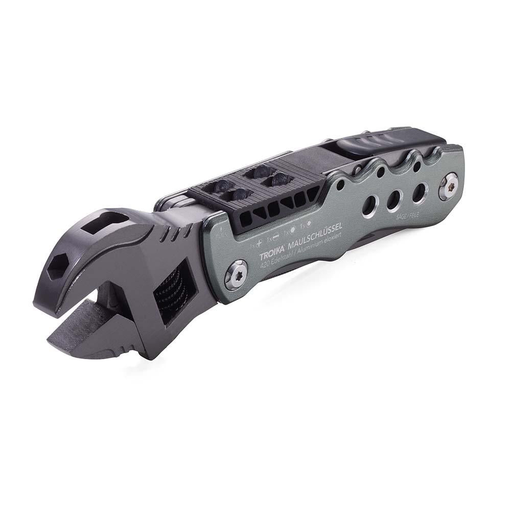 TROIKA Mini Tool with 12 functions MULTI-TOOL SPANNER