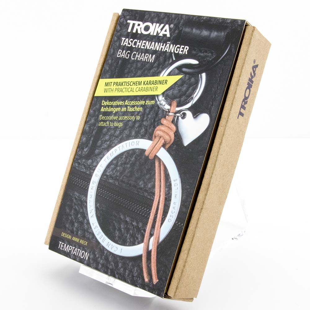 TROIKA Bag Charm TEMPTATION – Silver