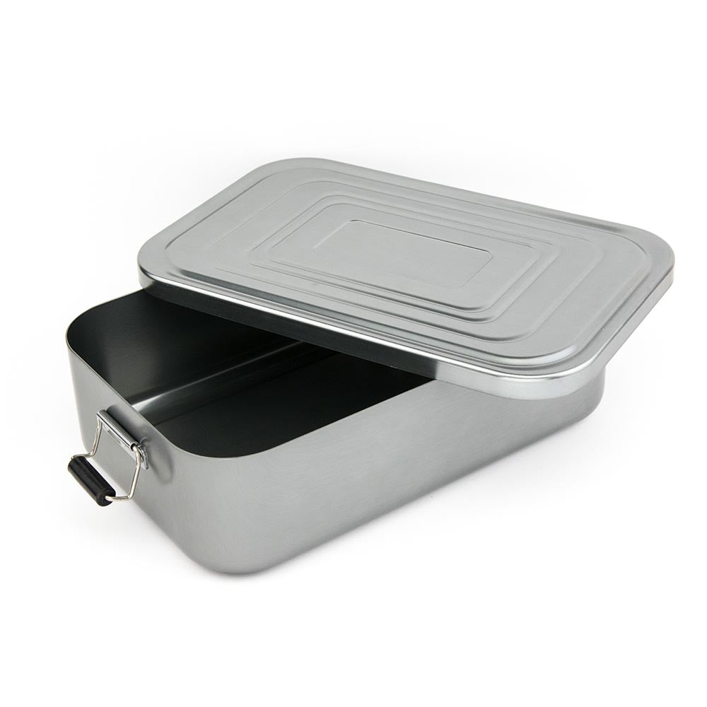 Troika Lunchbox XL with Clip-Lock - XL Aluminium