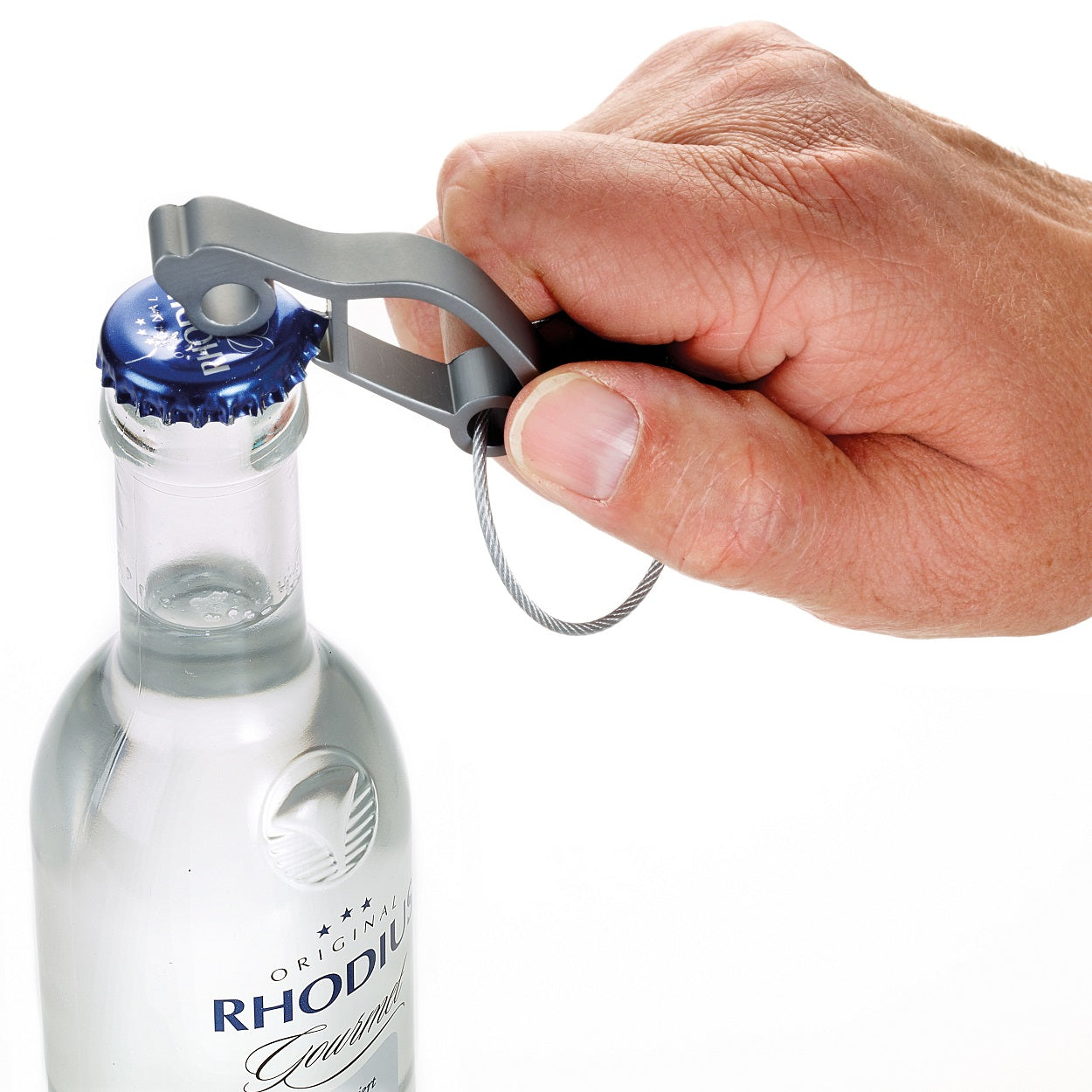 TROIKA Keyring with Car Shaped Bottle Opener FAST BOTTLE