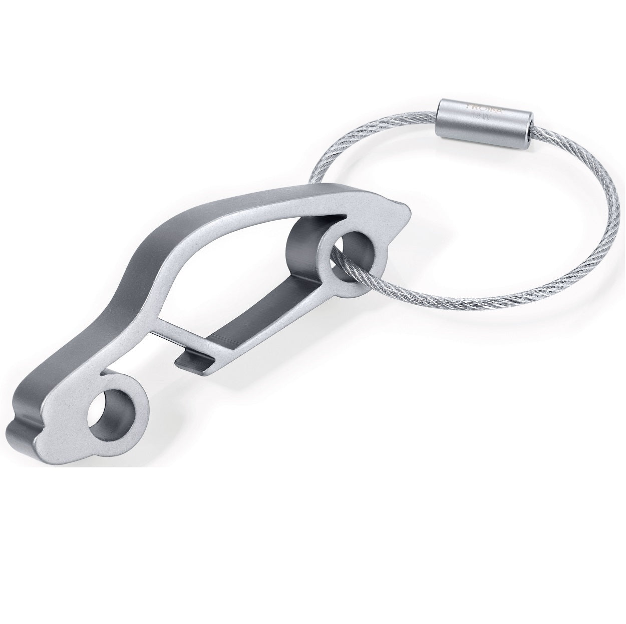 TROIKA Keyring with Car Shaped Bottle Opener FAST BOTTLE