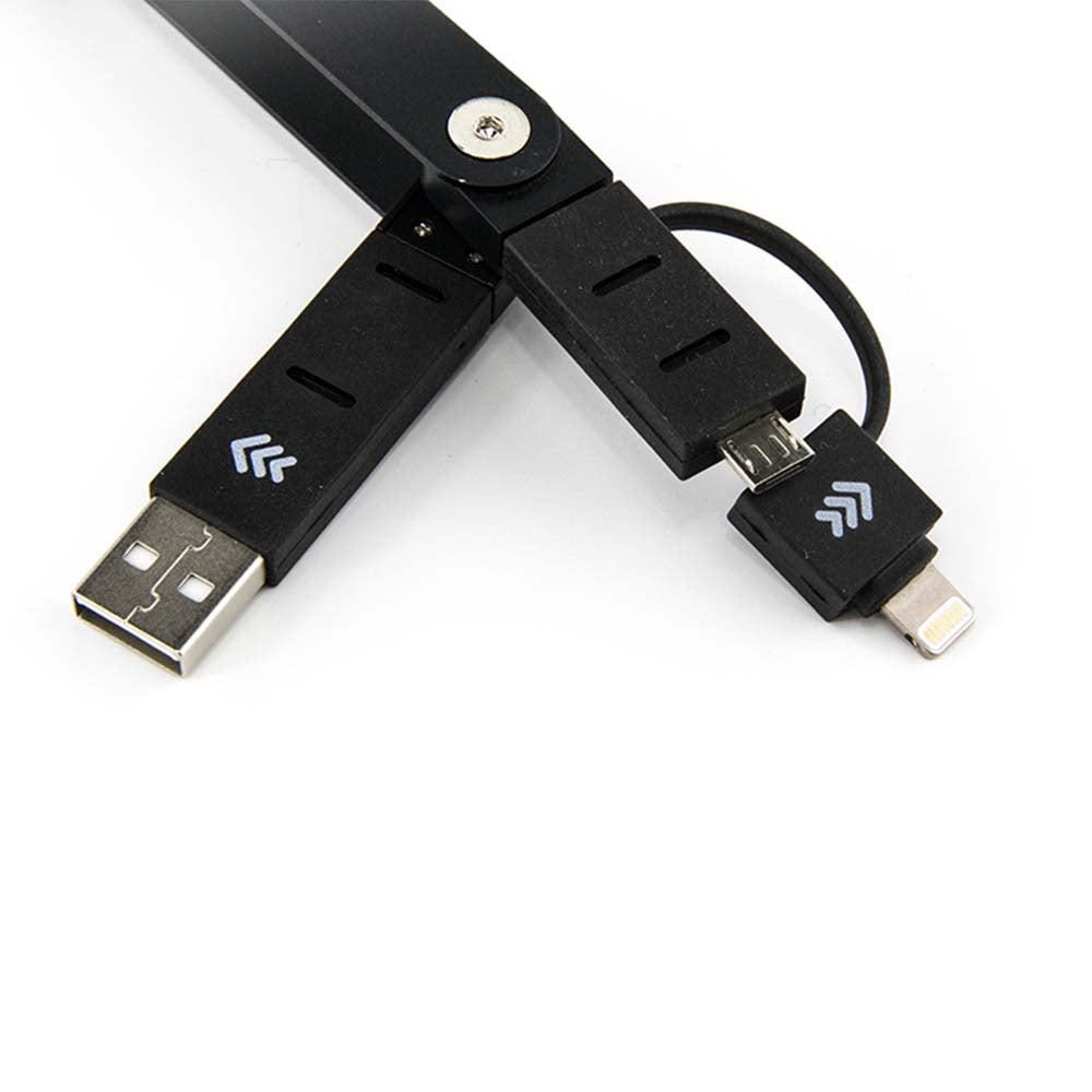 Troika Walker USB Charging and Data Transfer Cable - Black
