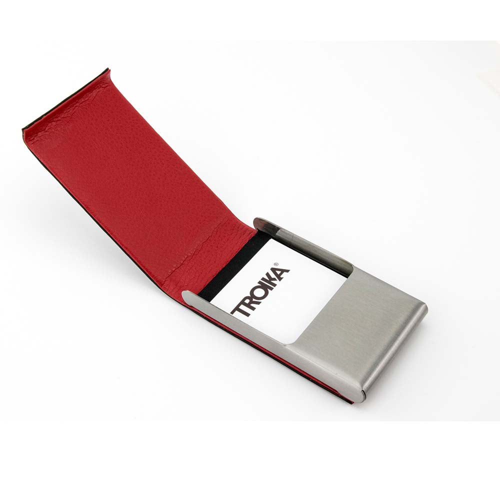 TROIKA Business Card Case Red Pepper