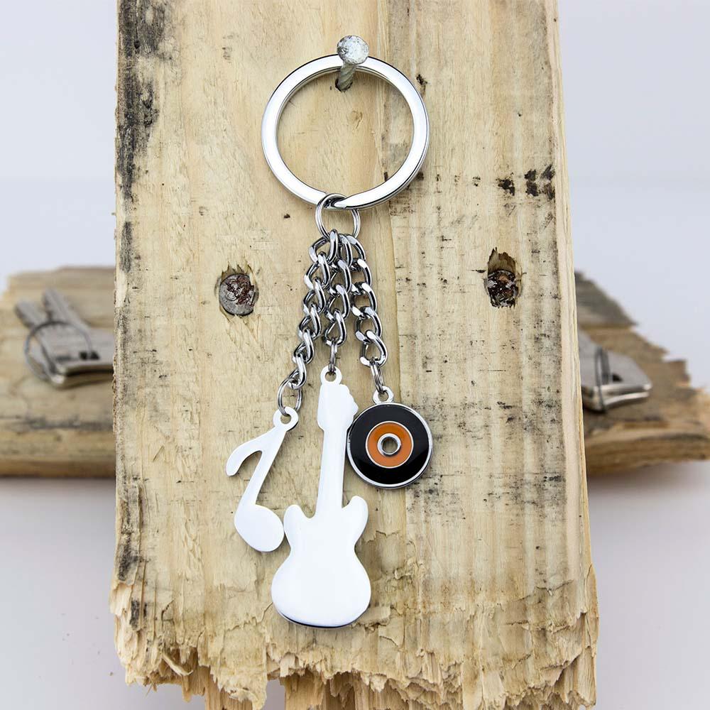 TROIKA Keyring with 3 Charms MUSIC