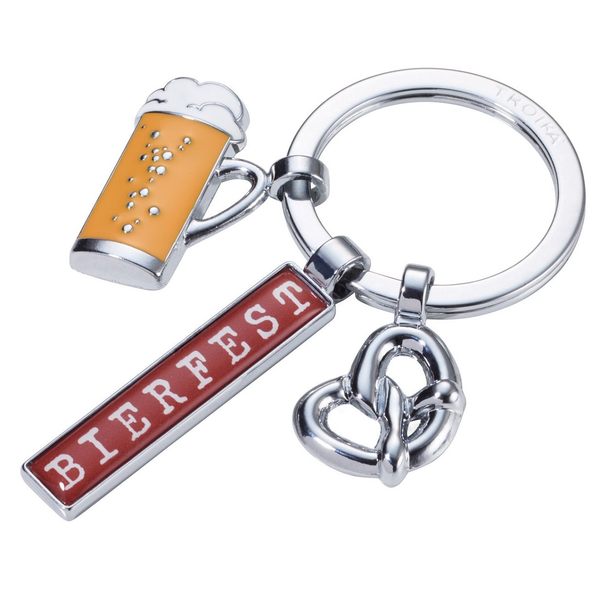 TROIKA Keychain with 3 Charms BEERFEST