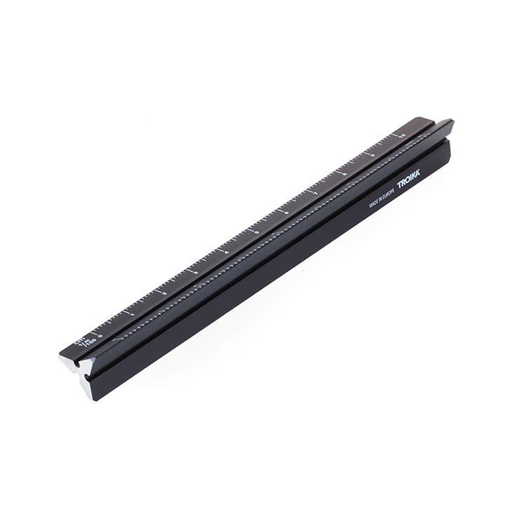 Troika "Black is Beautiful" Construction Set Multitasking Pen & Ruler