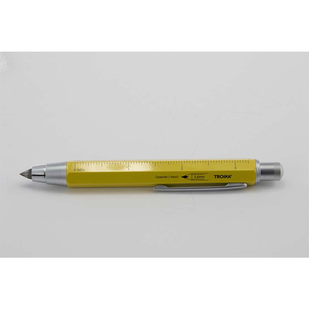 TROIKA Carpenter's Pencil Thick ZIMMERMANN 5,6 - Yellow