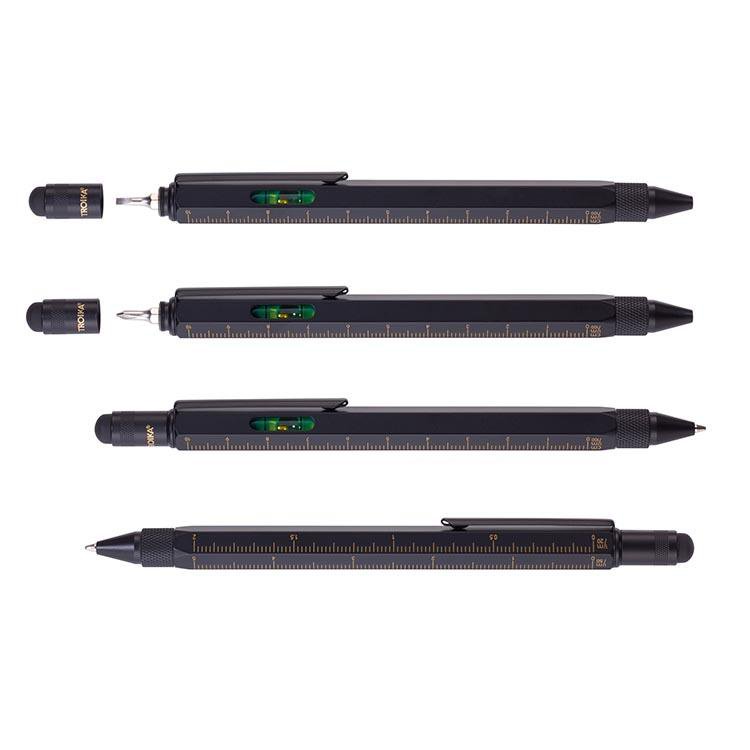 Troika Multitasking ballpoint pen "CONSTRUCTION" (Black Gold)