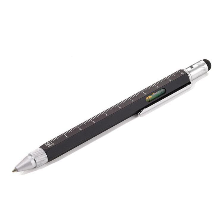 Troika Multitasking ballpoint pen "CONSTRUCTION" (Black)