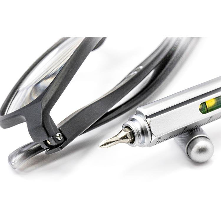 TROIKA CONSTRUCTION - PIP20BK/RD - Penna A Sfera Multitasking - Gradiente - Scala 1:20/1 - Foto 2