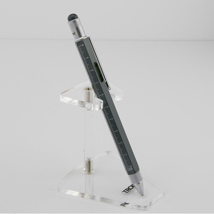 Troika Multitasking ballpoint pen "CONSTRUCTION" (Titanium Silver)