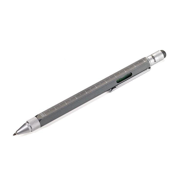 Troika Multitasking ballpoint pen "CONSTRUCTION" (Titanium Silver)