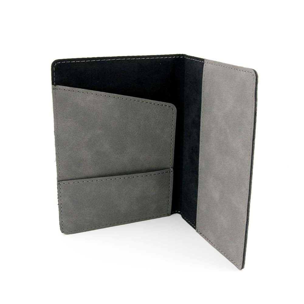 TROIKA Passport Cover & Card Case RFID PASSPORT SAFE - Grey
