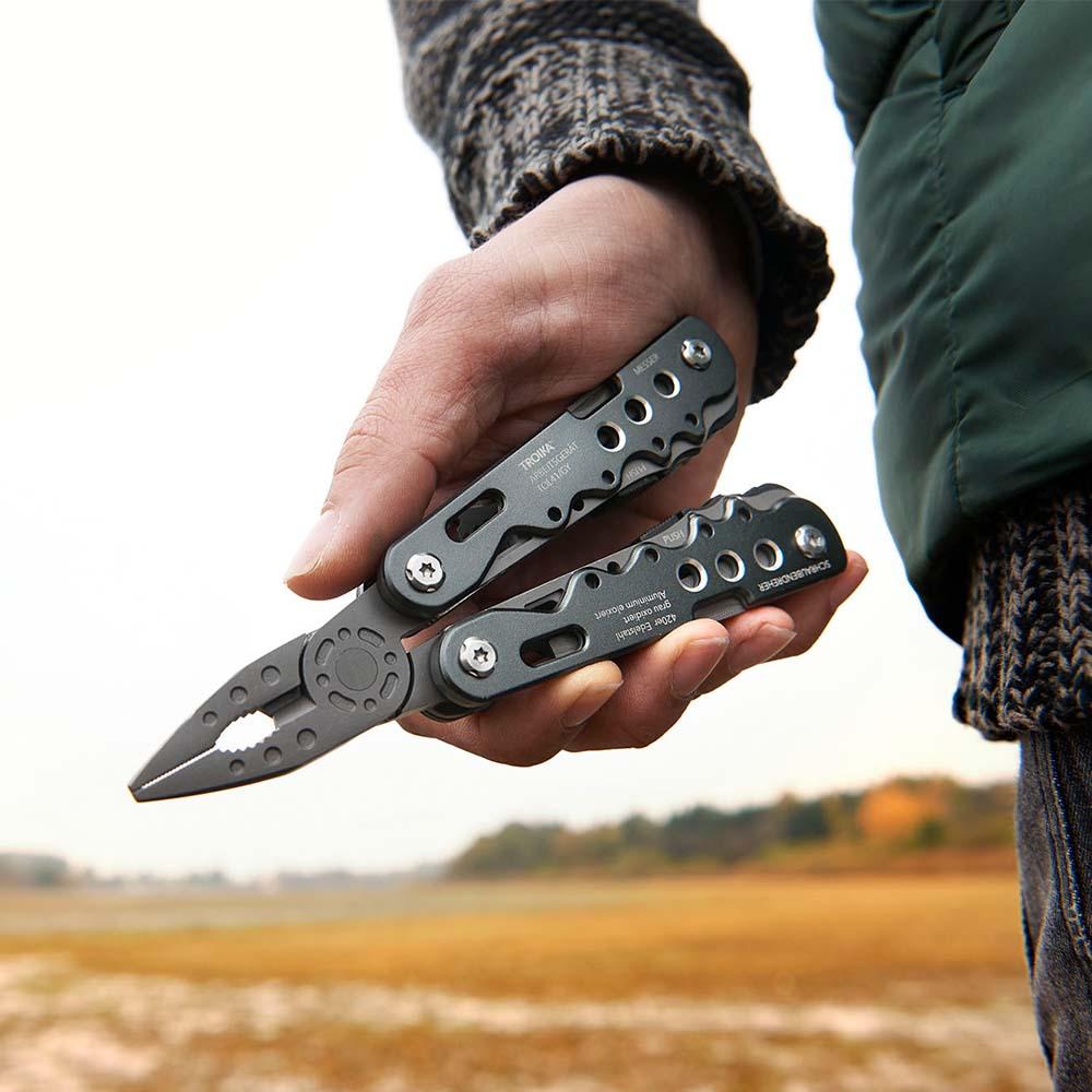 Troika Multi-tool with 10 Functions - Grey