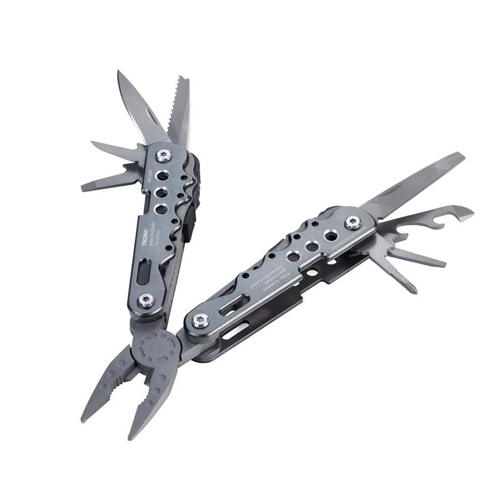 Troika Multi-tool with 10 Functions - Grey