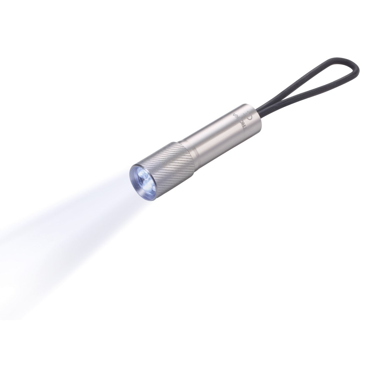 TROIKA Flashlight TURN ME ON – Titanium Grey and Black