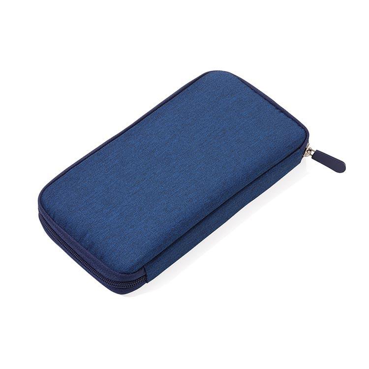 Troika Travel Document Case with RFID Fraud Prevention Safe Flight Blue