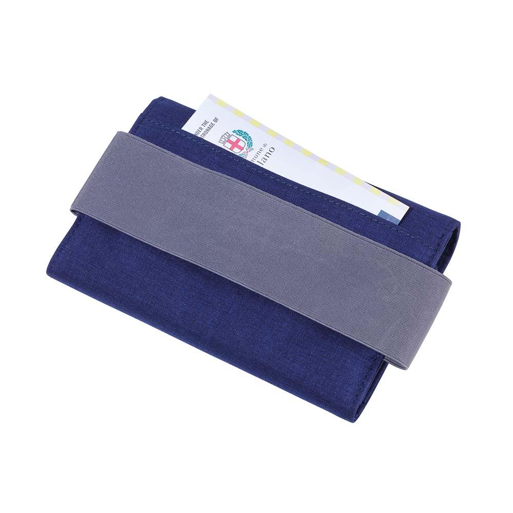 TROIKA Organiser Document RFID Travel Case TRAVEL OFFICE - Blue/Grey