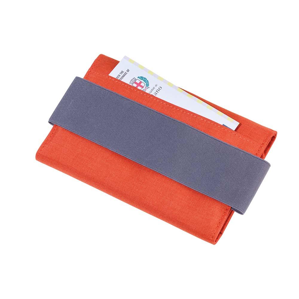 TROIKA Organiser Document RFID Travel Case TRAVEL OFFICE - Orange/Grey